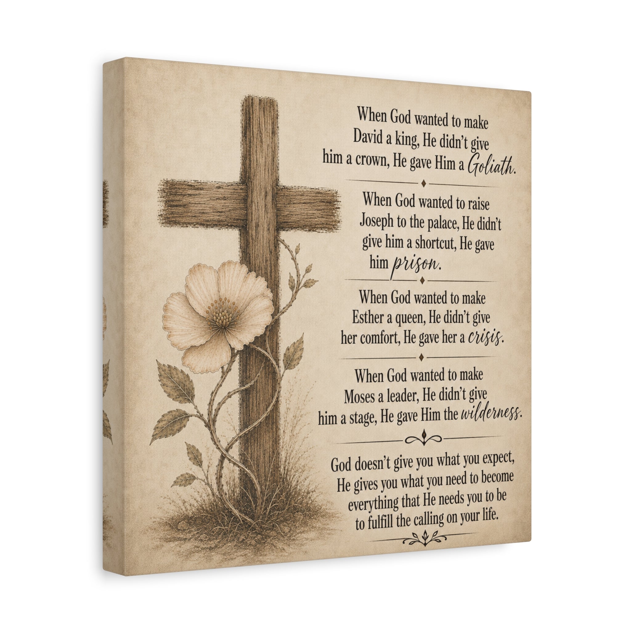 Fulfill the Calling of Your Life encouragement canvas Matte Canvas Stretched