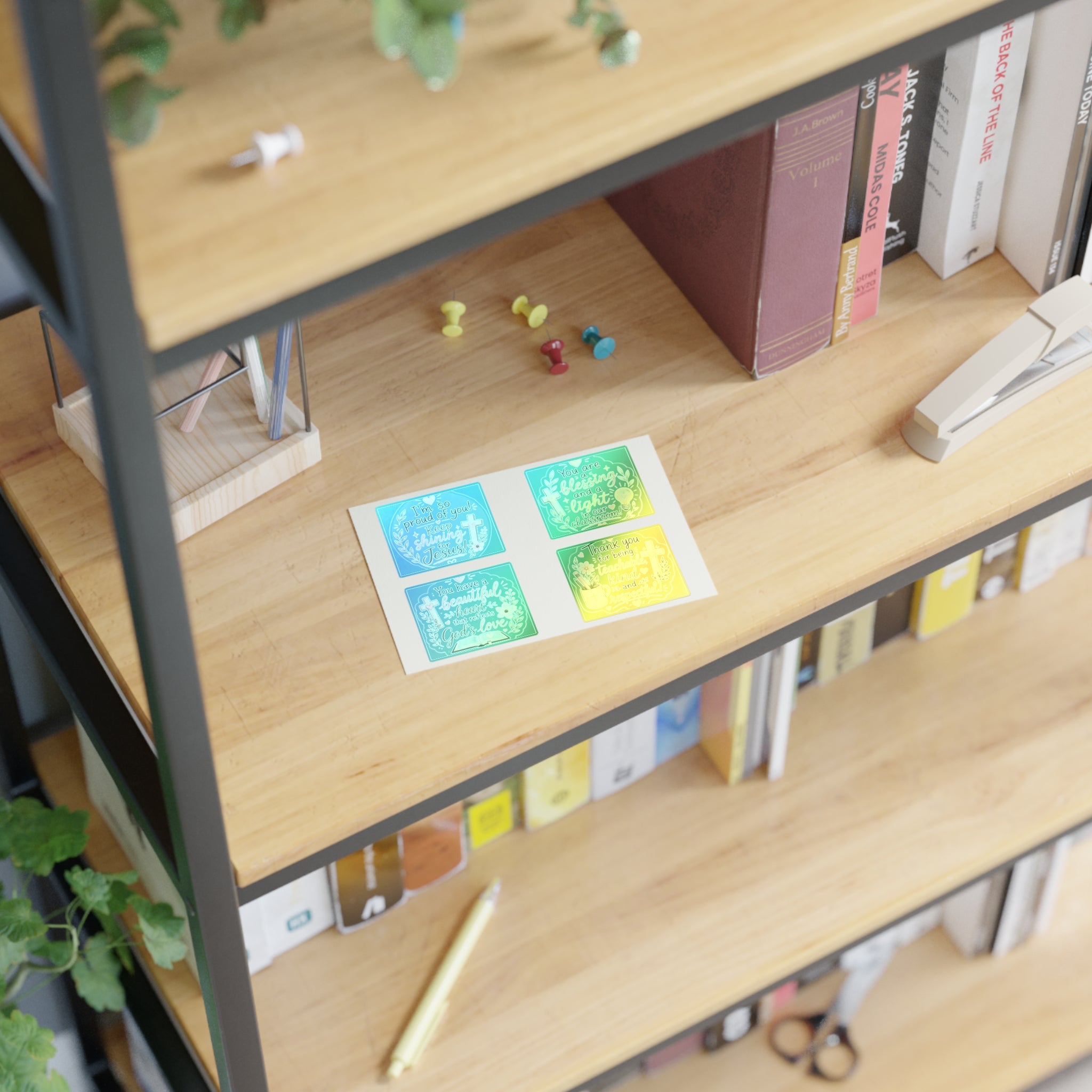 Christian Encouragement Sticker Sheets — Teacher Appreciation Pack