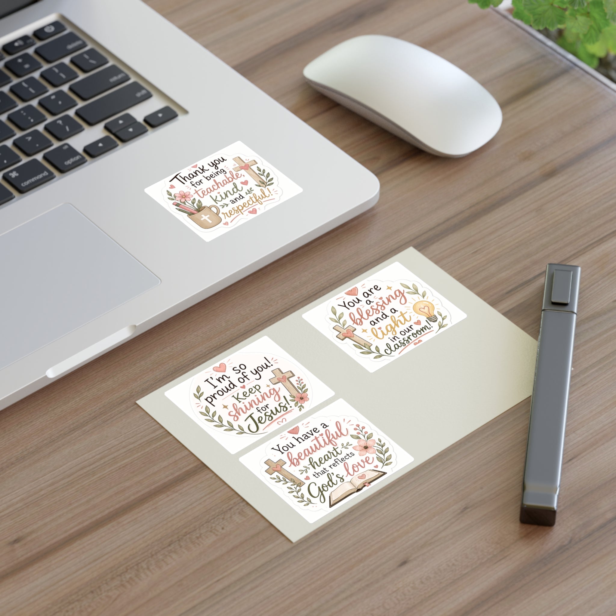 Christian Encouragement Sticker Sheets — Teacher Appreciation Pack