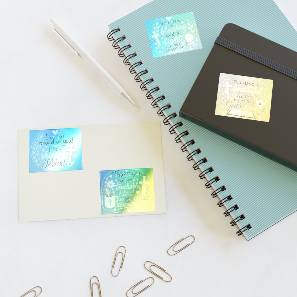 Christian Encouragement Sticker Sheets — Teacher Appreciation Pack