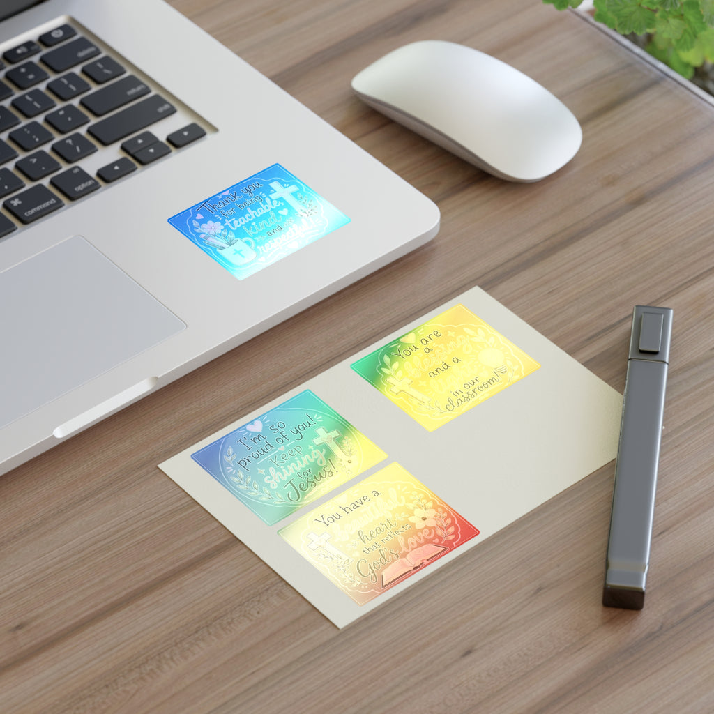 Christian Encouragement Sticker Sheets — Teacher Appreciation Pack
