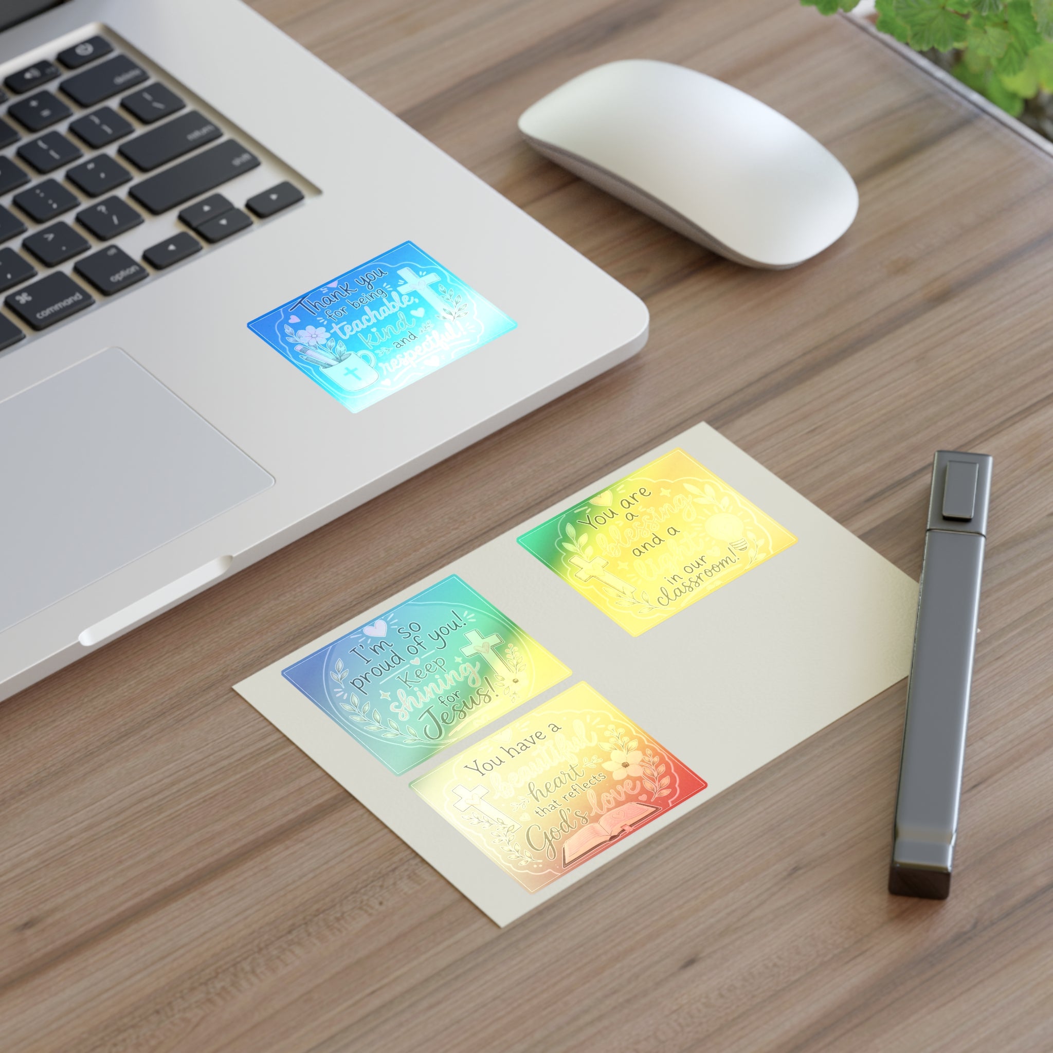 Christian Encouragement Sticker Sheets — Teacher Appreciation Pack