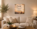 Lord Teach Me to Trust You Prayer Canvas Matte Stretched